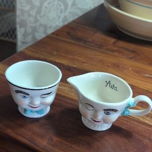 Baileys Face Sugar and Creamer Set